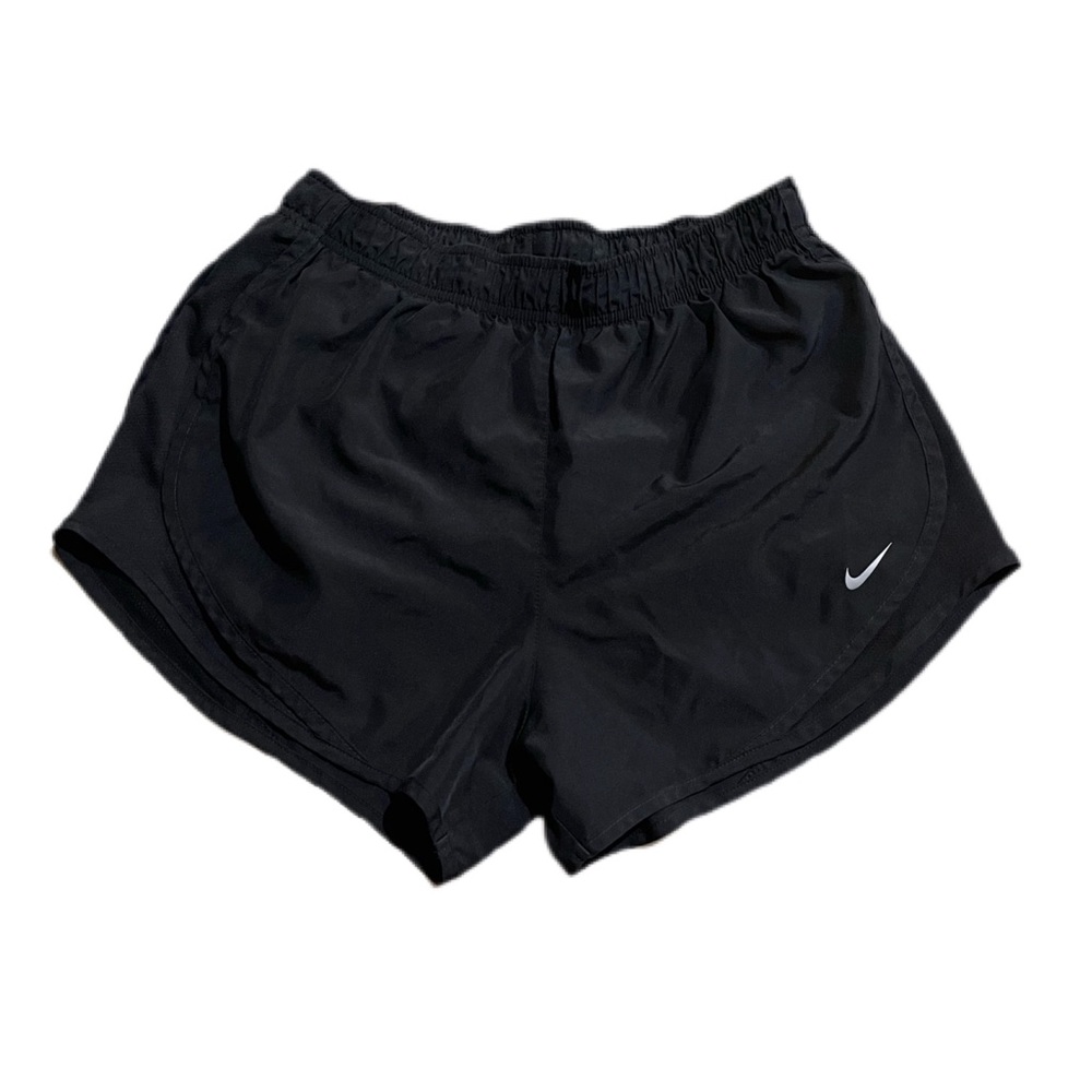Black nike tempo dry core athletic running shorts